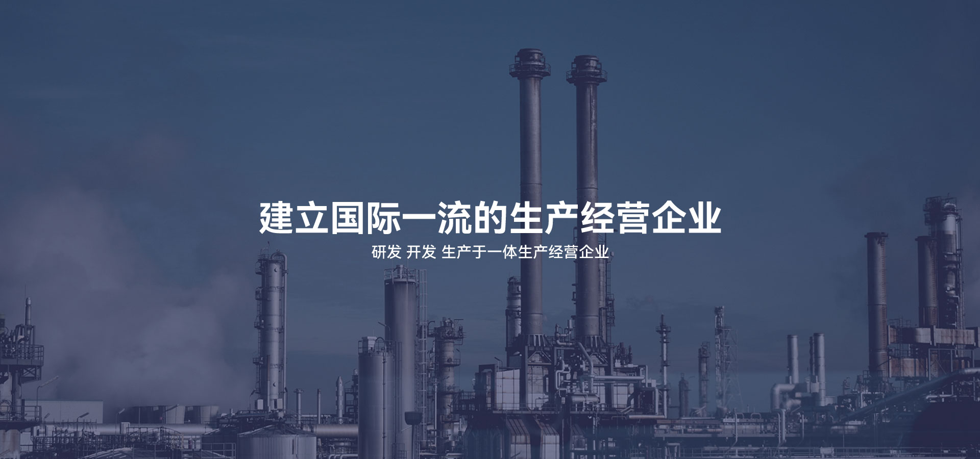 建立研發、開發、生產于一體的生產經營企業